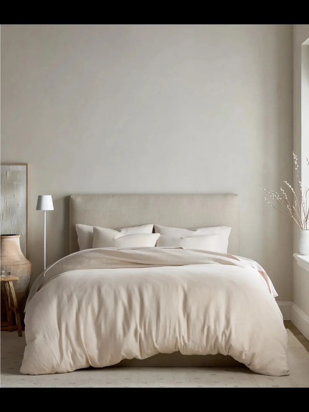 Quince European Linen Duvet Set King/Cal King With Shams Sand